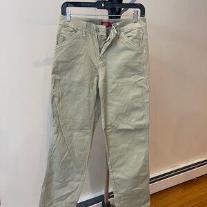 Dickies Women's Straight Leg Pants in Tan